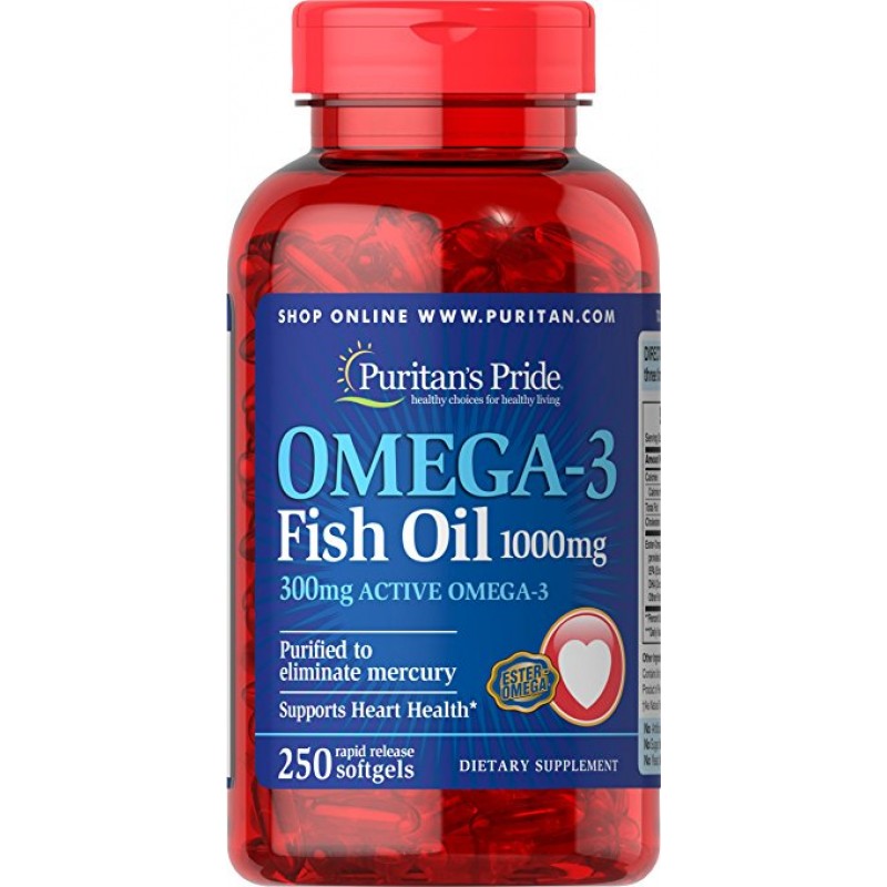 Dầu Cá Puritan's Pride Omega 3 Fish Oil 1000mg