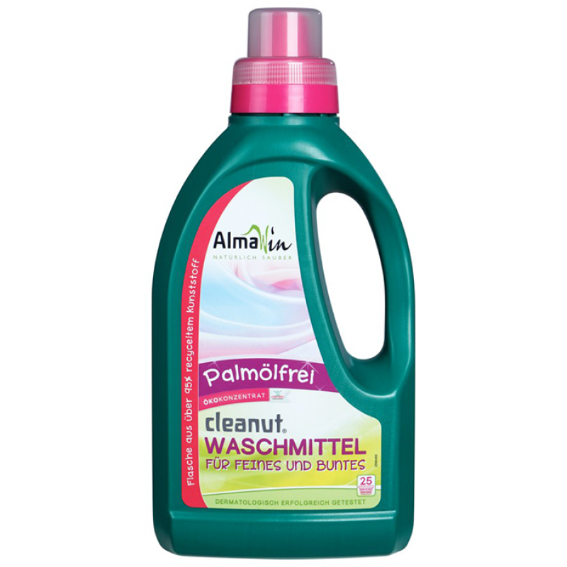 Dung dịch giặt hữu cơ cho đồ mỏng và màu  Almawin 750ml