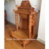 Bàn Thờ Ông Địa Thần Tài Gỗ Căm Xe-Gõ 60 cm mái ngói - Gỗ Độc Sài Gòn