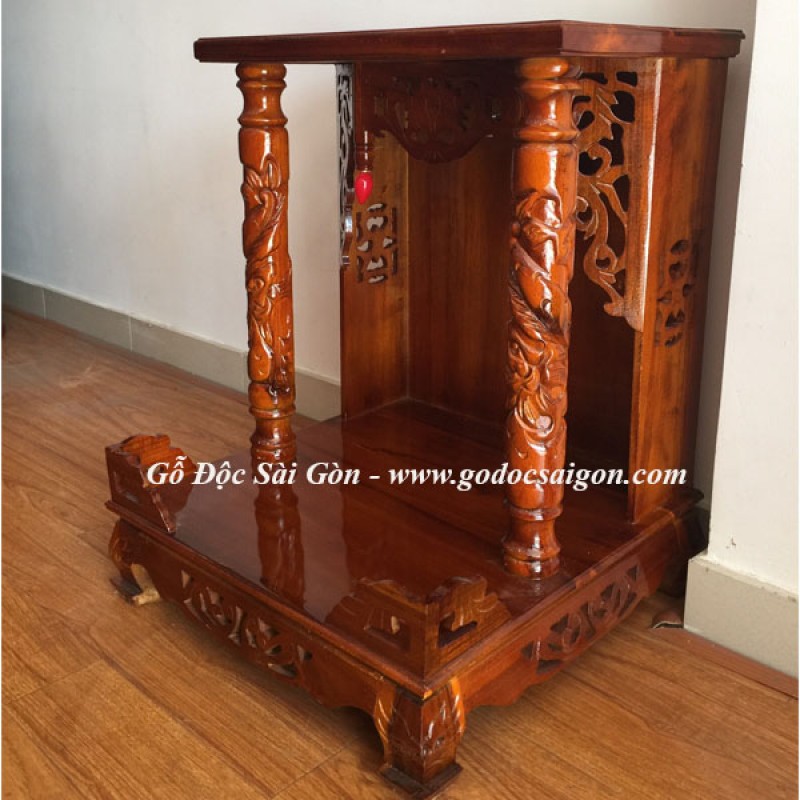 Bàn Thờ Ông Địa Thần Tài Gỗ Tràm - Gỗ Độc Sài Gòn