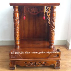 Bàn Thờ Ông Địa Thần Tài Gỗ Tràm - Gỗ Độc Sài Gòn