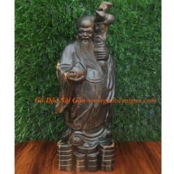 Tượng Tam Đa Phúc - Lộc - Thọ Gỗ Mun - Gỗ Độc Sài Gòn
