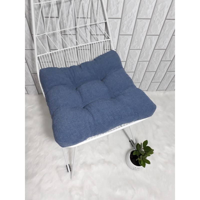 Nệm ngồi vuông màu xám (45cm) - Kanaria