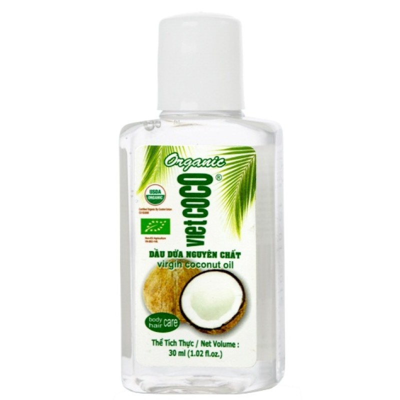 Dầu Dừa nguyên chất Vietcoco (30ml) - Lương Quới