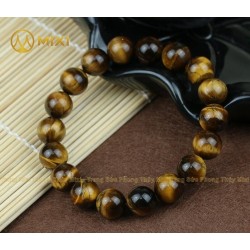 Vòng Tay Mắt Hổ Nâu 1A 10 ly - Mixi