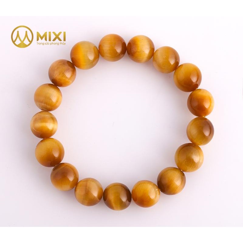 Vòng Tay Mắt Hổ Vàng Tươi 2A 10ly - Mixi