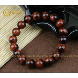 Vòng Tay Mắt Hổ Đỏ 1A 10 ly - Mixi