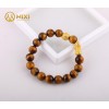 VT Mắt Hổ Nâu 2A 10ly Mix Charm Tỳ Hưu Tài Lộc Vàng 24k 18mm - Mixi