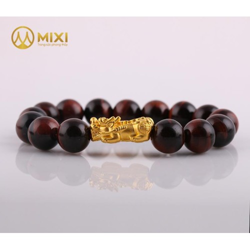 VT Đá Thạch Anh Tím 2A_10 Mix Charm Cỏ 4 Lá Bạc 999_BBL02_M - Mixi