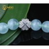 VT Đá Aquamarine 2 A_8ly Mix Charm Lưới Giấc Mơ (Dreamcatcher) Bạc 925_BLGM01_M - Mixi