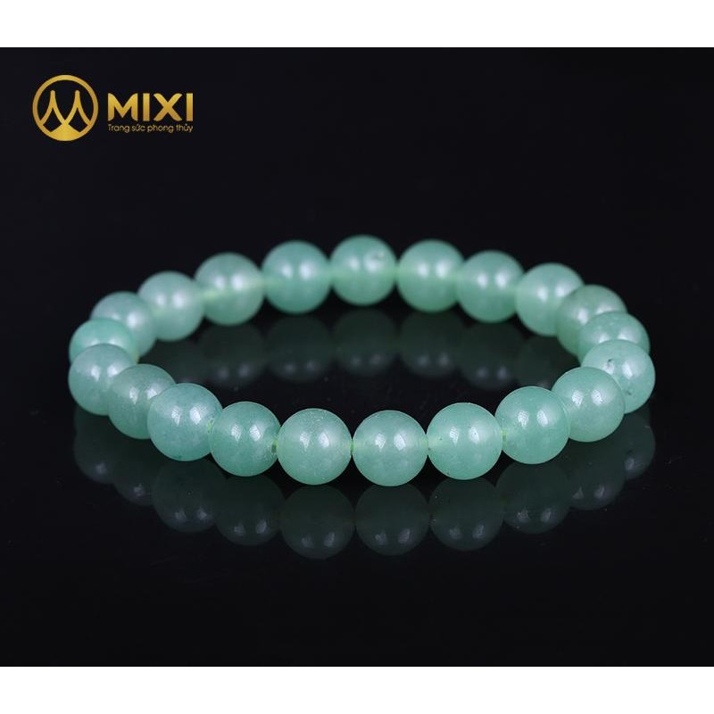 Vòng tay đá Thạch anh xanh Aventurine 8 ly - Mixi