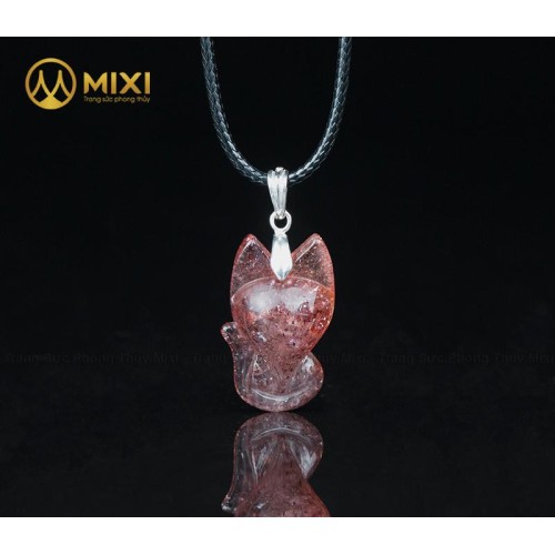 Mặt Dây Hồ Ly Thạch Anh Super Seven 2A Đuôi Dài - Mixi