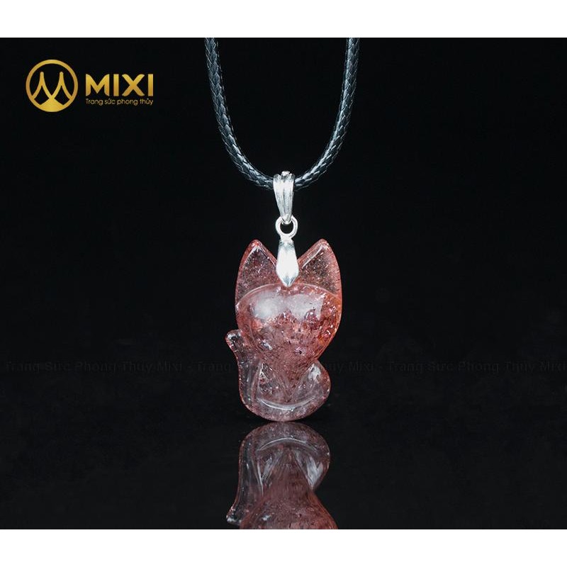 Mặt Dây Hồ Ly Thạch Anh Super Seven 2A Đuôi Dài - Mixi