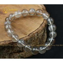 Vòng Tay Thạch Anh Tóc Trắng 2A 10 ly - Mixi