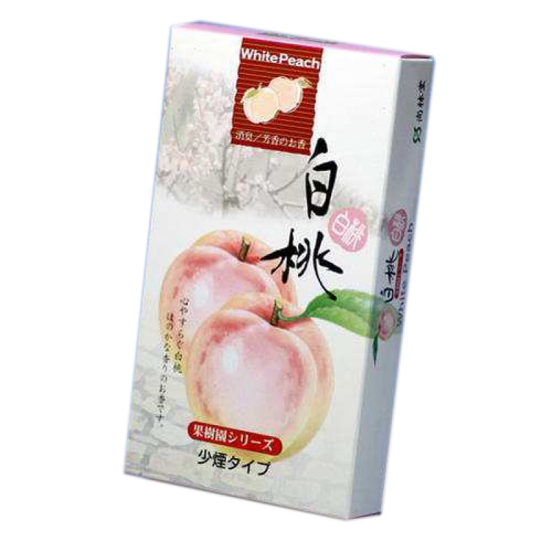 Nhang Thảo Mộc Ít Khói Hương Đào Trắng - Nhang Nhật Bản