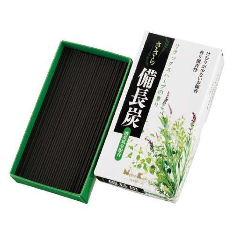 Nhang Thảo Mộc Than Hoạt Tính Sasara Hương Cúc Oải Hương - Nhang Nhật Bản