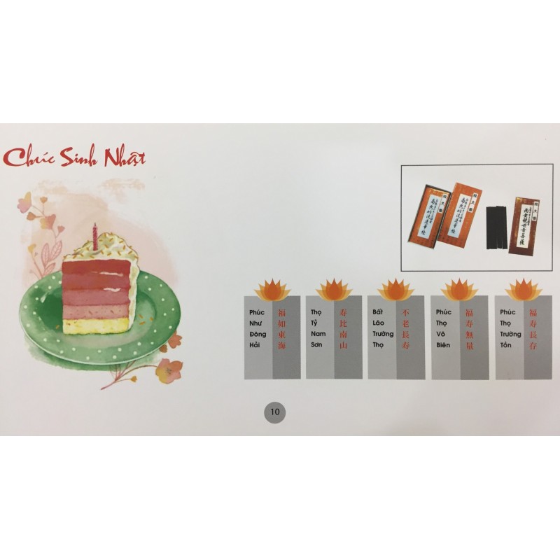 Hương "Chúc Sinh Nhật, Mừng Thọ" - Nhang Nhật Bản