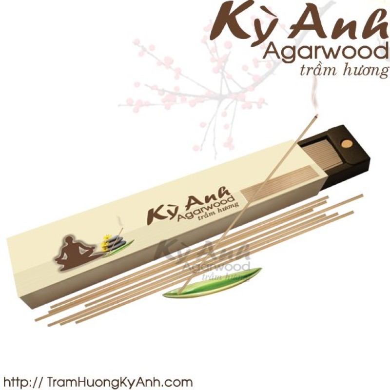 Nhang trầm hương không tăm nguyên chất 100% - Kỳ Anh