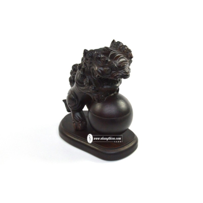 Lân xông trầm – gỗ muồng 20cm