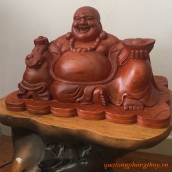 Tượng Phật Di Lặc gỗ hương - Quà tặng phong thủy