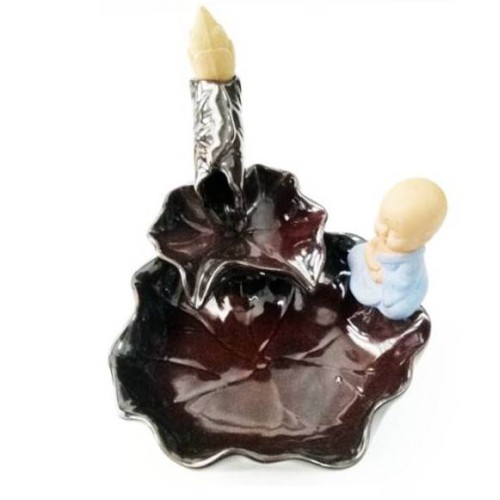 Thác khói chú tiểu lá sen nâu