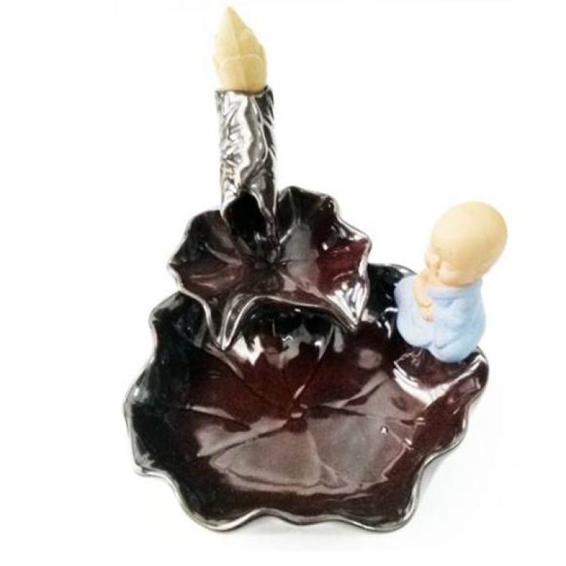 Thác khói chú tiểu lá sen nâu