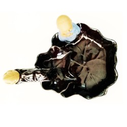 Thác Khói Chú Tiểu Lá Sen Nâu