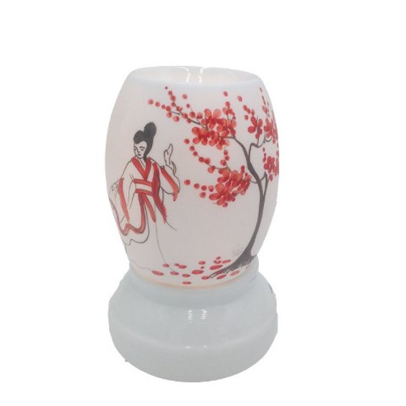 Đèn Xông Tinh Dầu - Hoạ Tiết Hoa Anh Đào
