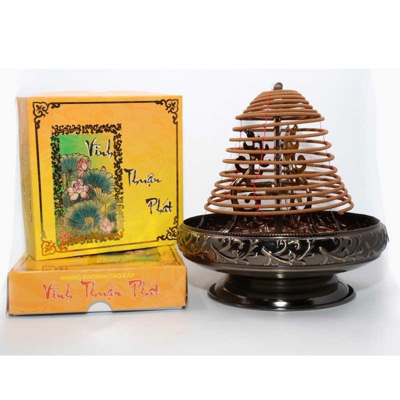 Nhang khoanh thảo dược Hoa Sen H10K