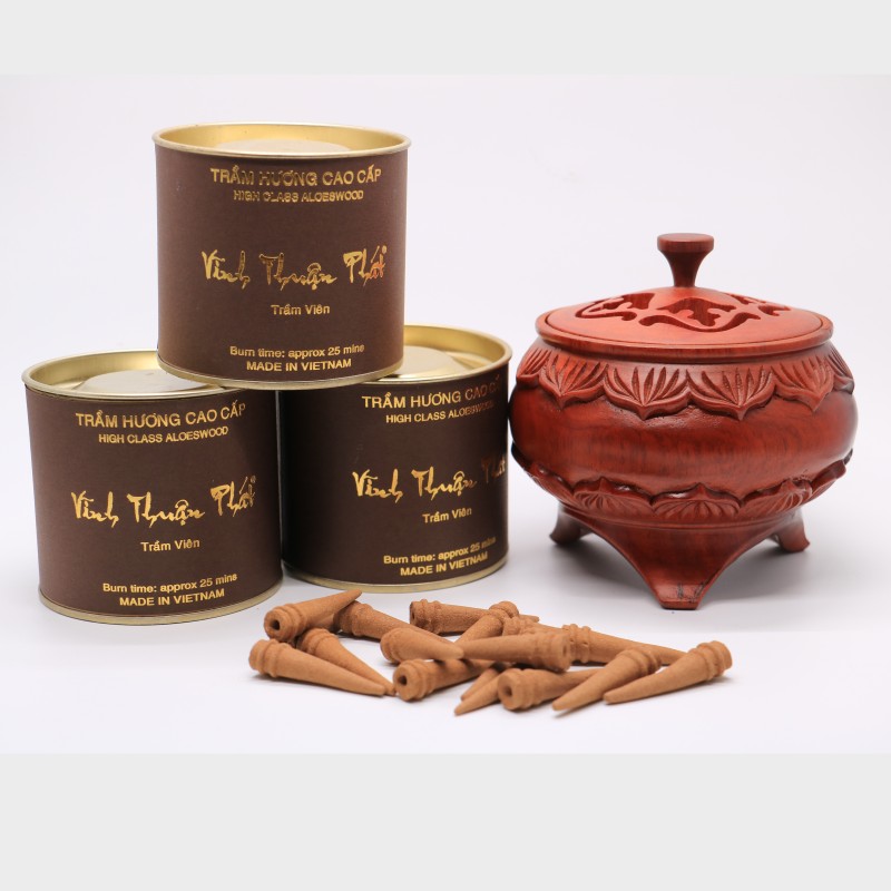 Nhang viên trầm hương đặc biệt H40V