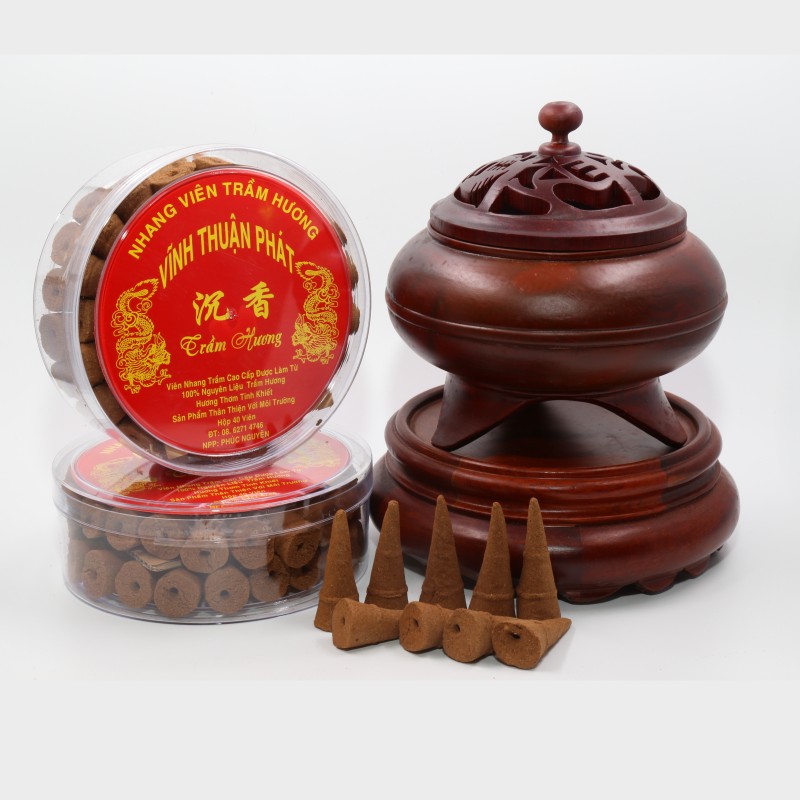 Nhang viên trầm hương H40V
