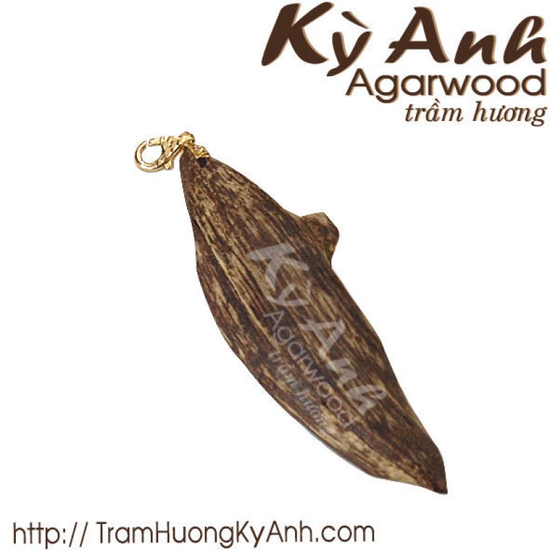 Mặt Dây Chuyền Trầm Hương Chìm Nước MDC45 - Kỳ Anh