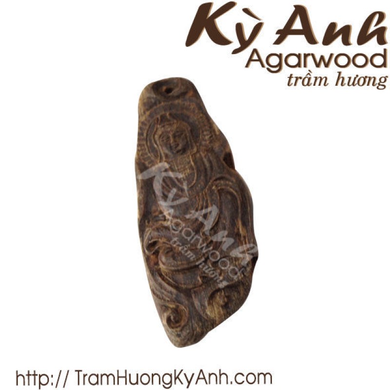 Mặt Dây Chuyền Trầm Hương Chìm Nước MDC15 - Kỳ Anh