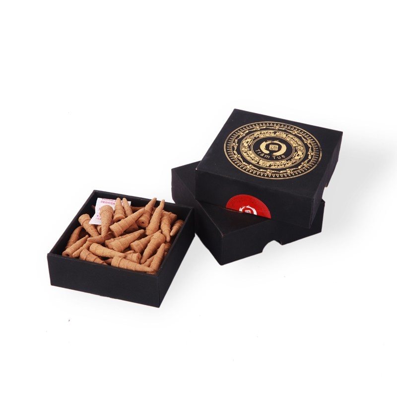 Hộp Giấy Trầm Nụ (81 viên) - Trúc Lâm Quán Tuệ