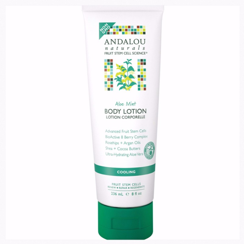 Lotion Dưỡng Thể Bạc hà  - Aloe Mint Cooling - Andalou