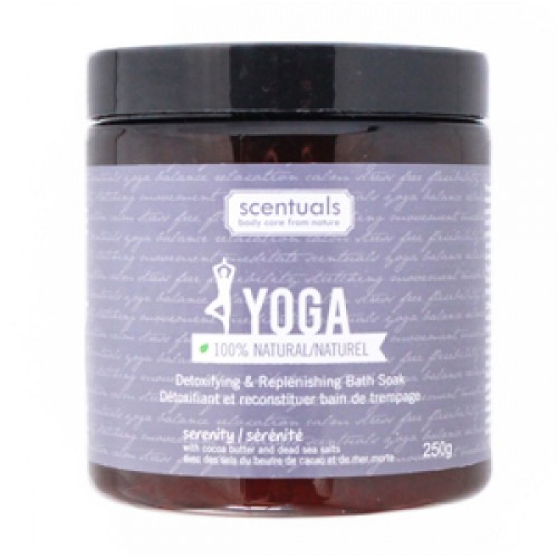 Muối tắm Yoga Serennity - YOGA/SERENITY/detoxifying&replenishing bath soak 250g - Scentuals