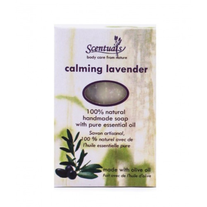 Xà Bông Cục Oải Hương Calming Lavender 100g - Scentuals