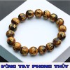 VÒNG TAY PHONG THỦY MẮT HỔ KHẮC CHỮ 12 ly - Vòng Tay Phong Thủy