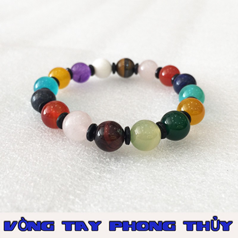 Vòng Tay Thời Trang Ngũ Sắc 02 - Vòng Tay Phong Thủy