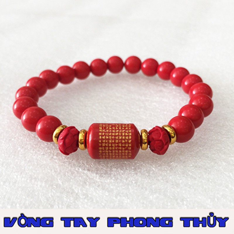 Vòng Tay Thời Trang Đá San Hô Đỏ - Vòng Tay Phong Thủy