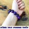 VÒNG TAY PHONG THỦY ĐÁ MẮT HỔ TÍM 14 ly - Vòng Tay Phong Thủy