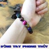 VÒNG TAY PHONG THỦY ĐÁ MẮT HỔ NGŨ SẮC 10 ly - Vòng Tay Phong Thủy