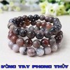VÒNG TAY PHONG THỦY GỖ HÓA THẠCH 14 ly - Vòng Tay Phong Thủy