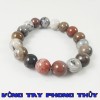 VÒNG TAY PHONG THỦY GỖ HÓA THẠCH 14 ly - Vòng Tay Phong Thủy