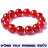 VÒNG TAY PHONG THỦY ĐÁ MÃ NÃO ĐỎ 16 ly - Vòng Tay Phong Thủy