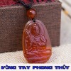 Mặt Dây Chuyền Phật Bản Mệnh Đại Thế Chí Bồ Tát Đá Mã Não Đỏ Lớn - Vòng Tay Phong Thủy