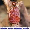 Mặt Dây Chuyền Phật Bản Mệnh Đại Thế Chí Bồ Tát Đá Mã Não Đỏ Lớn - Vòng Tay Phong Thủy