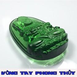 Mặt Dây Chuyền Phật Bản Mệnh Bất Mộng Vương Minh Đá Xanh - Vòng Tay Phong Thủy