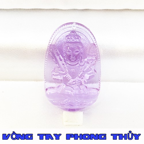 Mặt Dây Chuyền Bản Mệnh Hư Không Tạng Bồ Tát Đá Mã Não Đỏ Lớn - Vòng Tay Phong Thủy