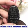 Mặt Dây Chuyền Phật Bản Mệnh Phật Thiên Thủ Thiên Nhãn Đá Huyền Đen Lớn - Vòng Tay Phong Thủy